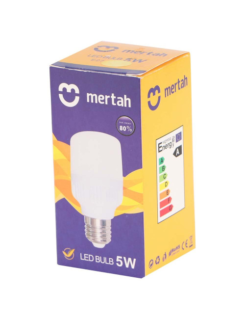 E27 LED 5W لمبة سلندر اصفر