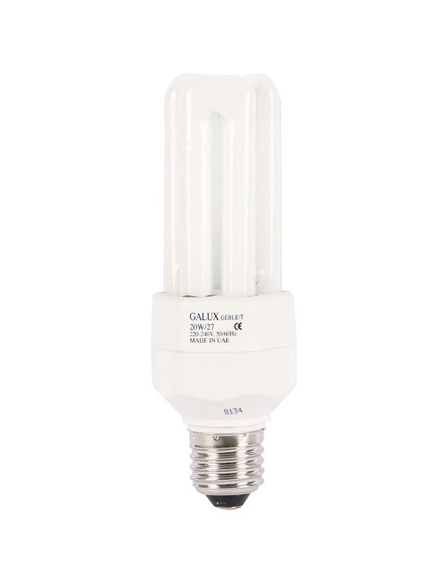 3U-E27 GALUX POWER SAVING BULB YELLOW 20W