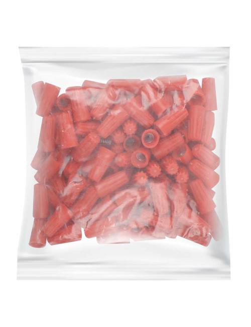 JAS P73 SPIRAL END CONNECTOR ORRANGE 100PCS