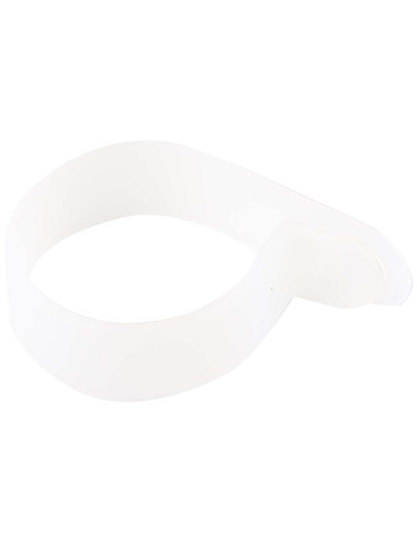 JAS R TYPE CABLE CLAMS WHITE 17/16 100PCS