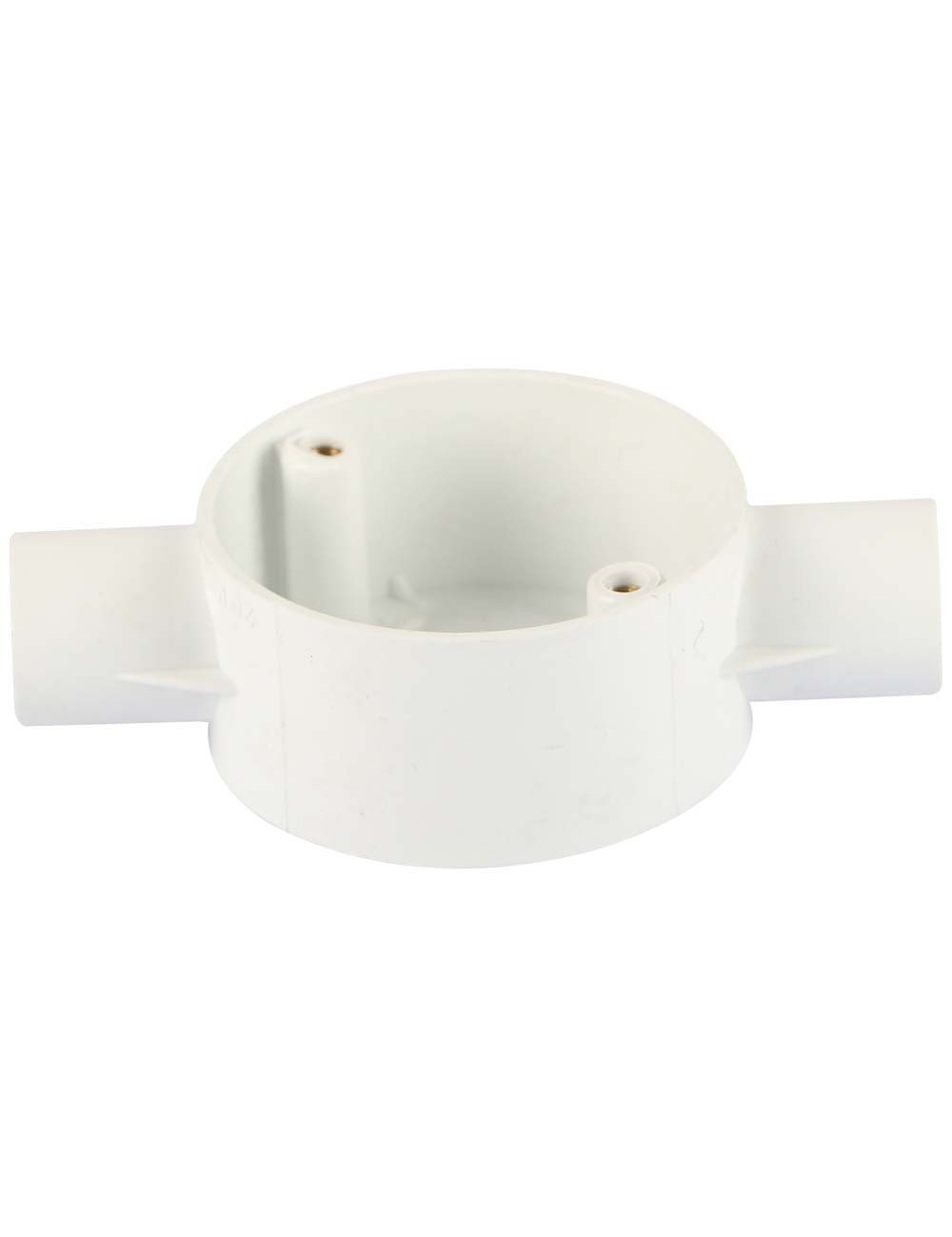 بوكس مدور كهرباءابيض3/4"×2واي K كويتي