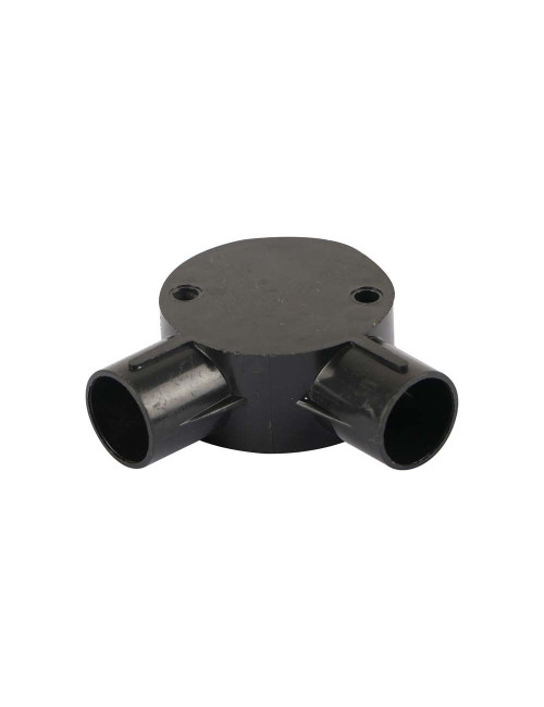 بوكس مدور اسود زاوية 1"×2واي كويتي