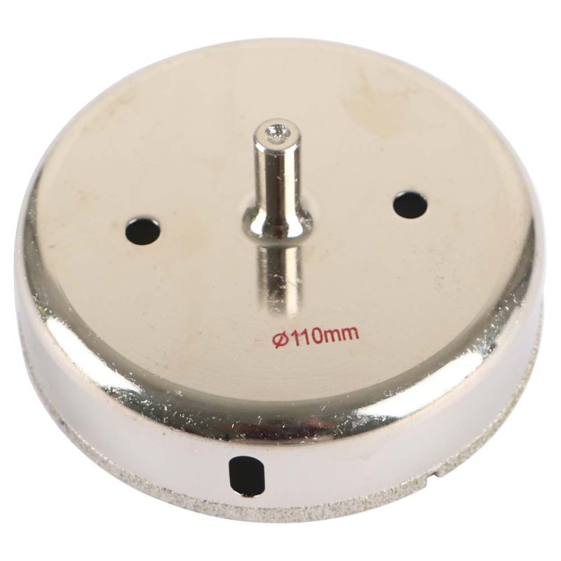 DIAMOND GLASS HOLESAW 110 MM