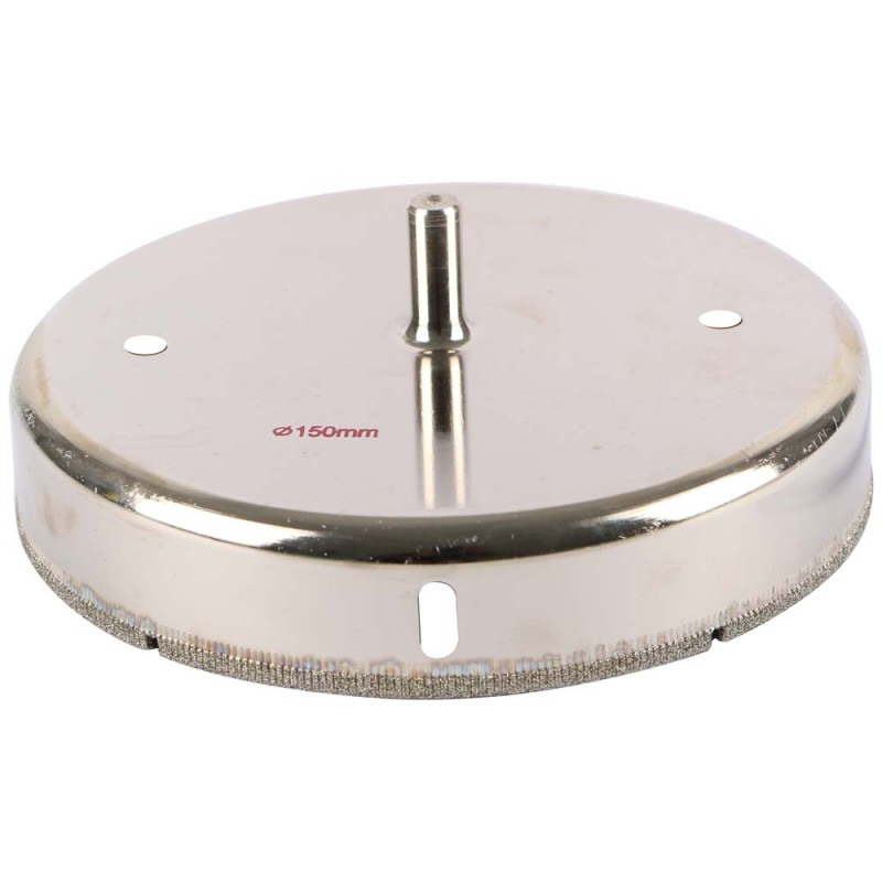 DIAMOND GLASS HOLESAW 150 MM