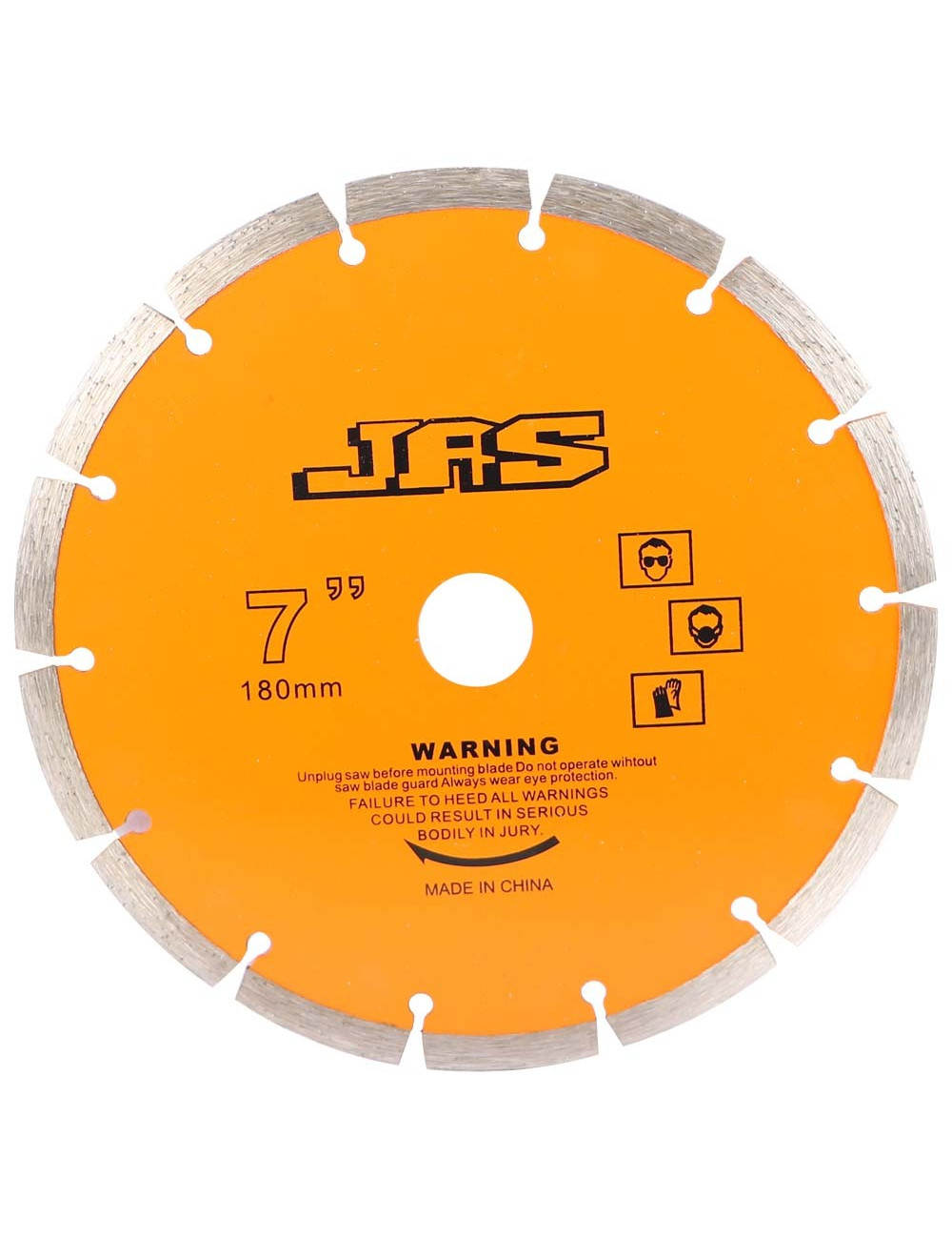 DIAMOND CUTTING DISC DRY FOR GRANITE 7" x 7 MM