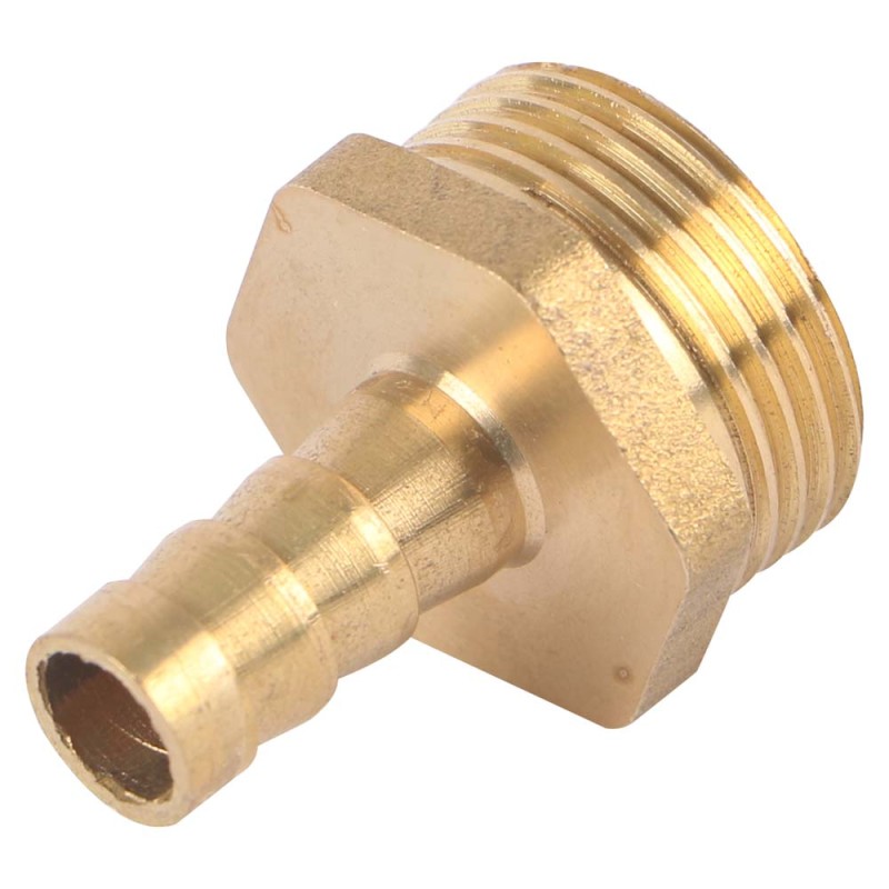 BRASS HOSE NIPPLE M 3/4" 10 MM