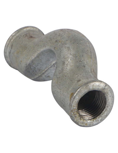 كوع قنطرة 1/2" جلفنايز CHN