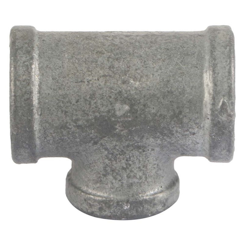 GALV. REDUCER TEE 1/2" x 3/4"