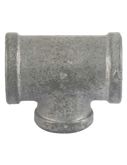 GALV. REDUCER TEE 1/2" x 3/4"