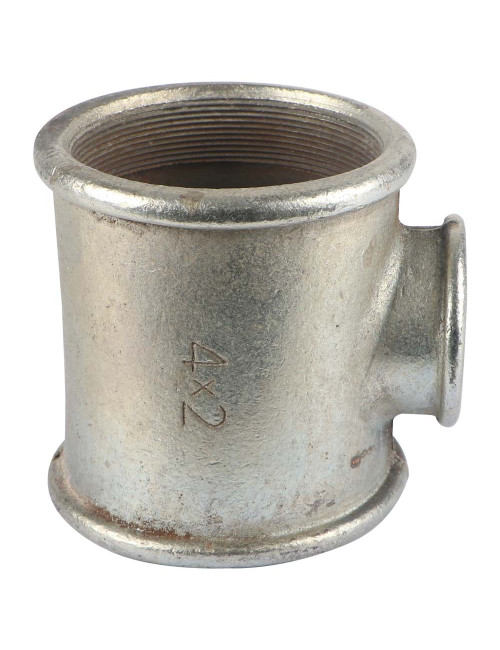 GALV. REDUCER TEE 3" x 4"