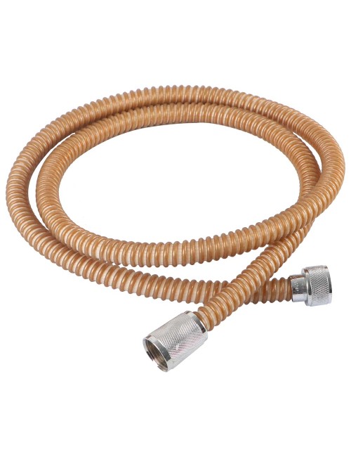 FLEXIBLE PVC SHOWER MIXER PLASTIC PIPE 125CM