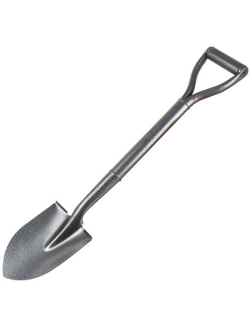 STEEL POINTED SHOVEL WITH STEEL HANDLE