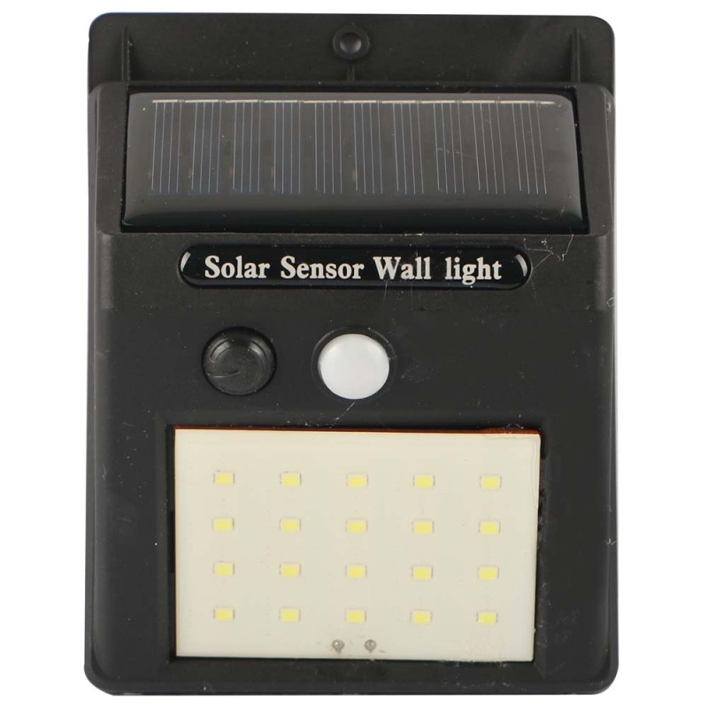 SOLAR POWERED LED WALL LIGHT 20 LED 12 * 9.5CM