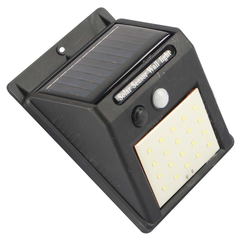 SOLAR POWERED LED WALL LIGHT 20 LED 12 * 9.5CM