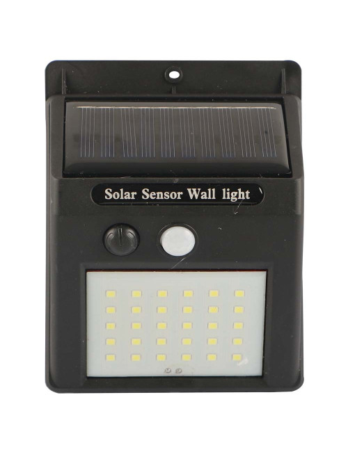 SOLAR POWERED LED WALL LIGHT 30 LED 40W 12.3*9.5CM