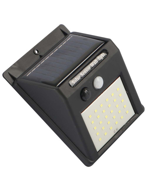 SOLAR POWERED LED WALL LIGHT 30 PATCH LAMP 12.4 * 9.5CM