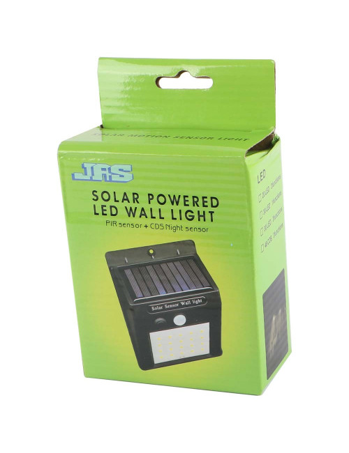 SOLAR POWERED LED WALL LIGHT 30 PATCH LAMP 12.4 * 9.5CM