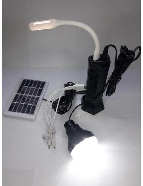 CL-039 MULTI-FUNCTION SOLAR TORCH 3W LED BULB WITH 6V 1.2W SOLAR PANEL