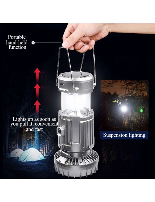 GSH-9299 SOLAR CHARGING CAMPING LIGHT 175*100MM