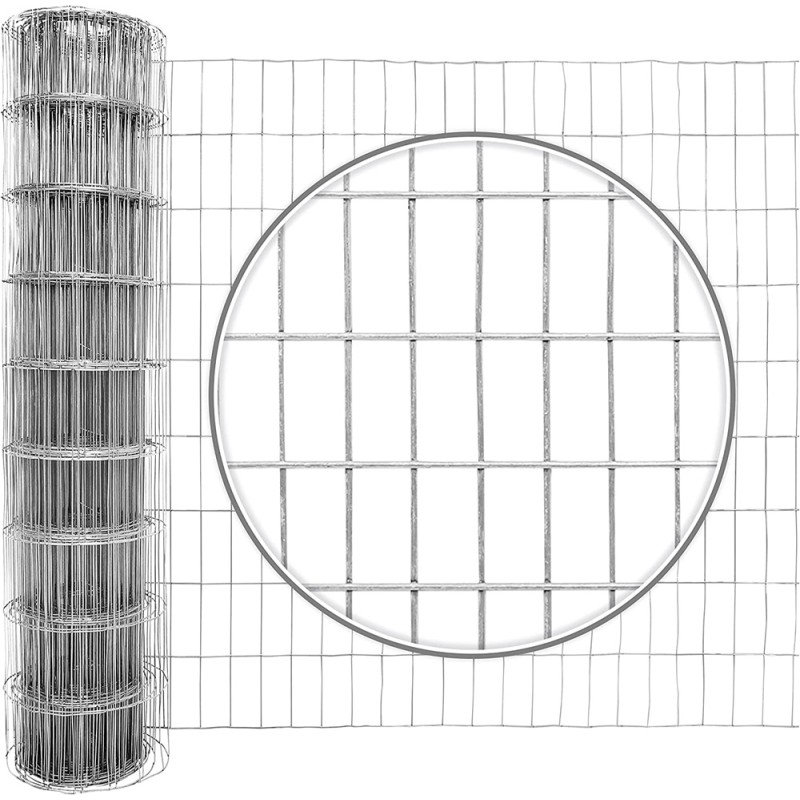 شبك مربع جلفنايز 2"×1"×14×1.5متر×25متر CHN
