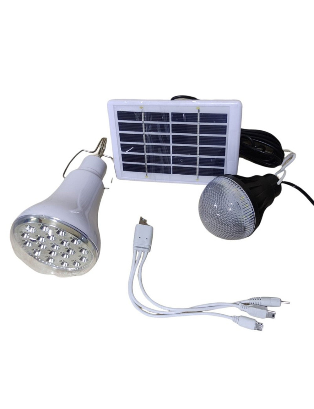 CL-508 - SOLAR LIGHT 1800MAH RECHARGEABLE BATTERY WITH SOLAR PANEL 1.2W