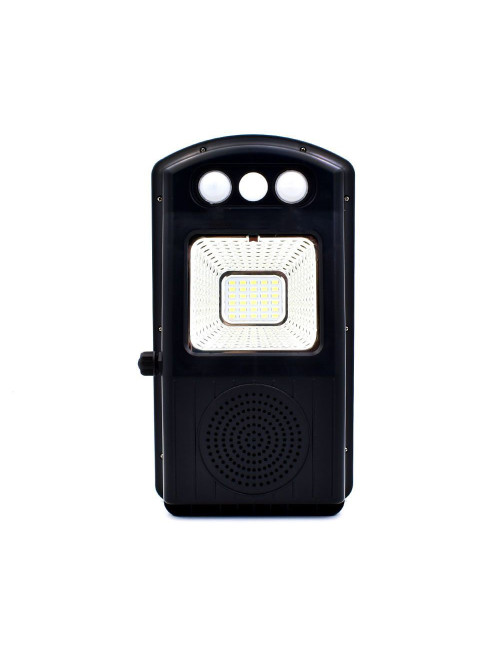 CL-180- SOLAR MUSIC STREET LAMP LED 30W WITH SOLAR PANEL 5W LITHIUM BATTERY 10000 MAH