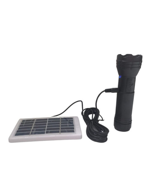 CL-037 - MULTI-FUNCTION SOLAR TORCH WITH SOLAR PANEL 1.2W
