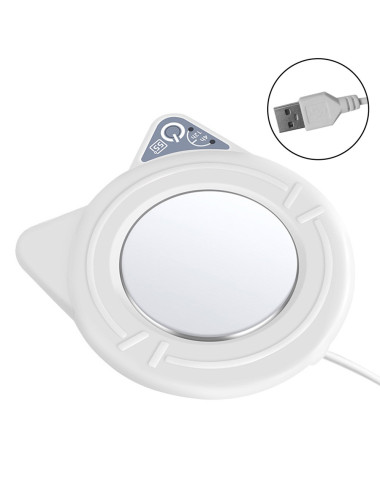 16W 166*140*30MM قاعدة حرارية ابيض USB