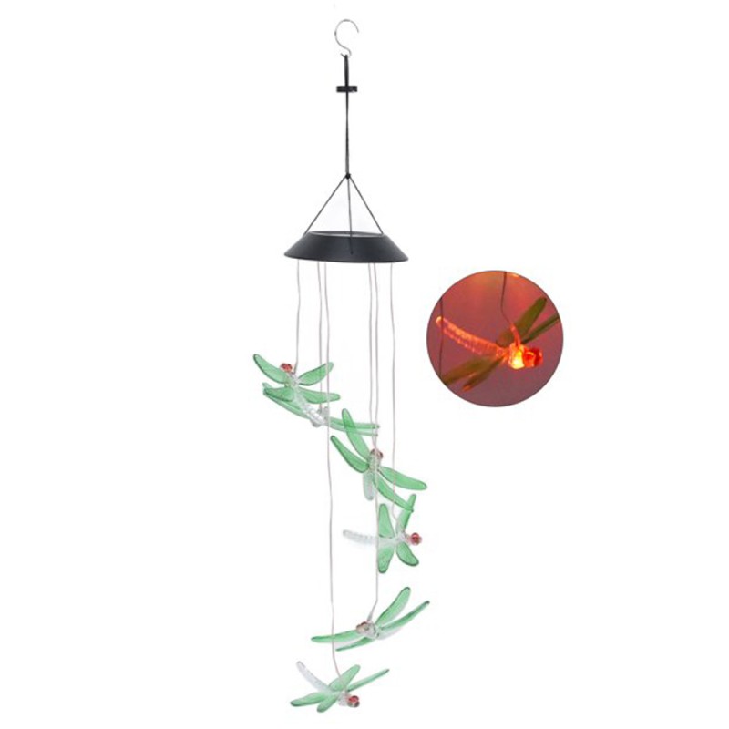 BRAGONFLY SOLAR WIND CHIME 70 * 13 CM