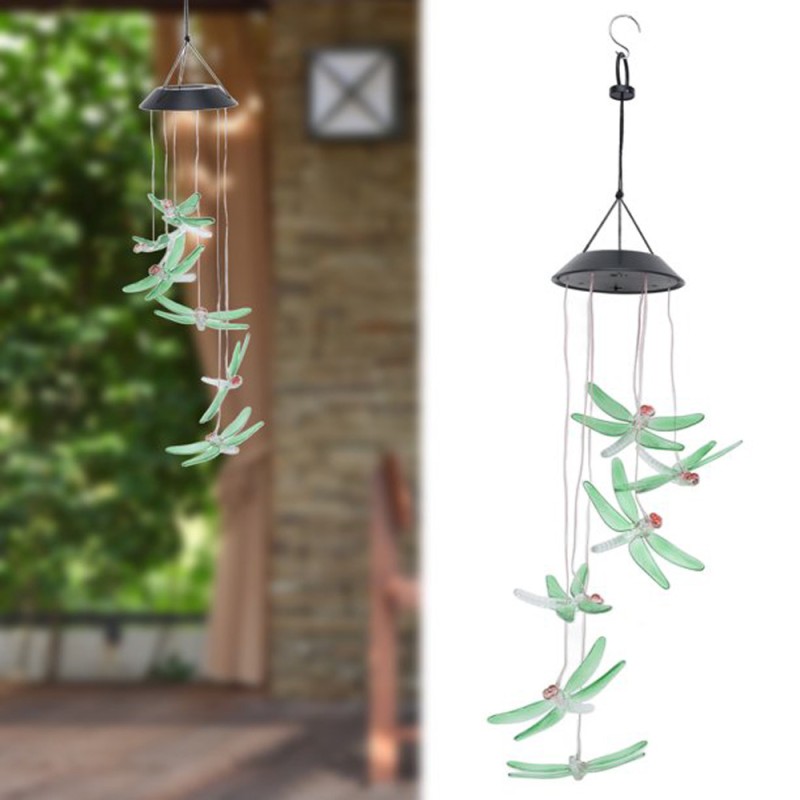 BRAGONFLY SOLAR WIND CHIME 70 * 13 CM