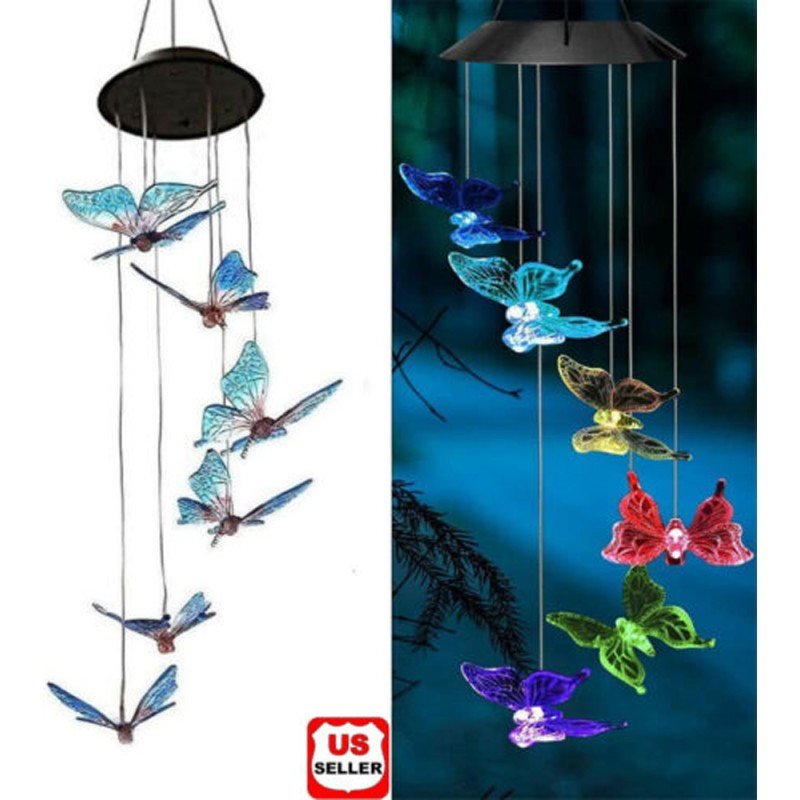معلقة طاقة شمسية شكل فراشة BUTTERFLY