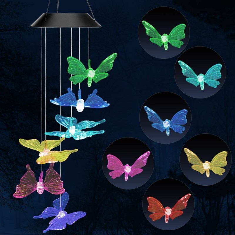 معلقة طاقة شمسية شكل فراشة BUTTERFLY
