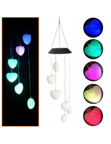 LOVE SOLAR WIND CHIME 70 * 13 CM