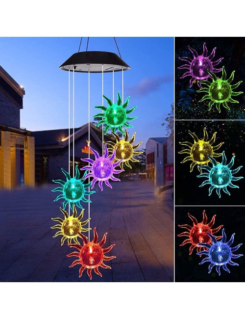 معلقة طاقة شمسية شكل شمس SUN