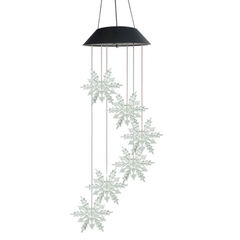 SNOW SOLAR WIND CHIME 70 * 13 CM