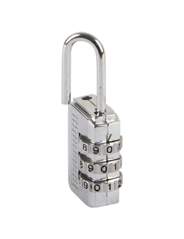 17E قفل ارقام فضي صغير CHN