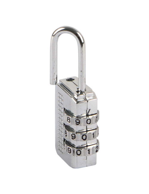 17E قفل ارقام فضي صغير CHN