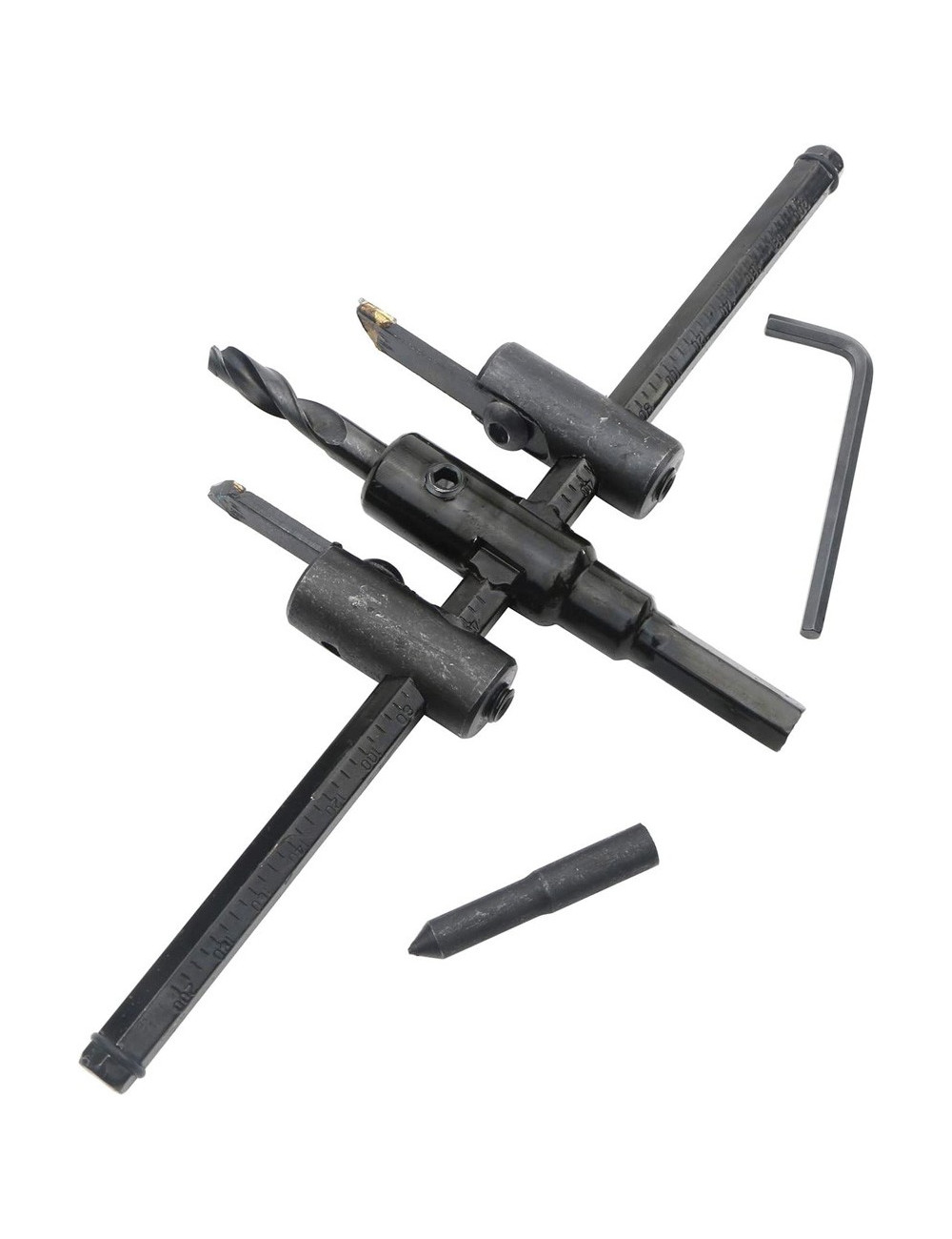 ADJUSTABLE CIRCLE WOOD HOLESAW CUTTER 1" - 5"