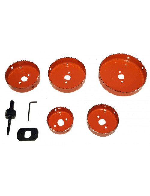 TCT WOOD HOLESAW 8 PCS/SET 64-127 MM