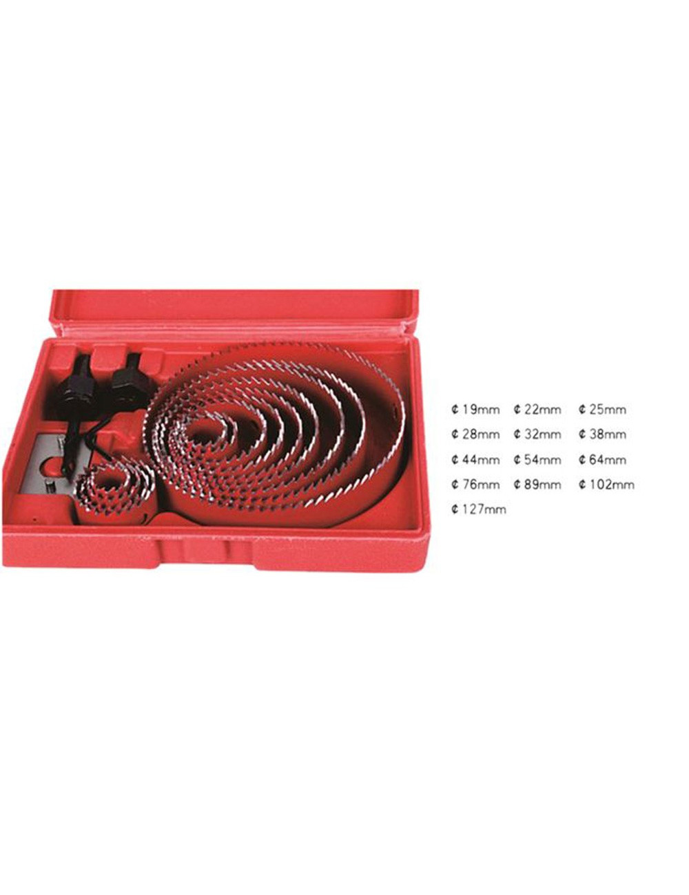TCT WOOD HOLESAW 16 PCS/SET 19-127 MM