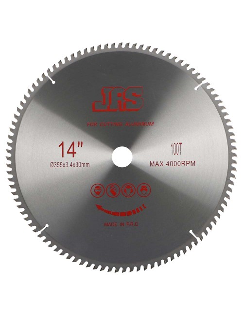 CIRCULAR SAW BLADE FOR ALUMINIUM 14" x 100T