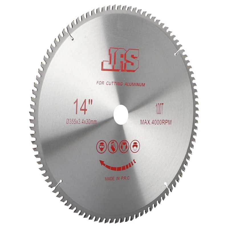 CIRCULAR SAW BLADE FOR ALUMINIUM 14" x 100T