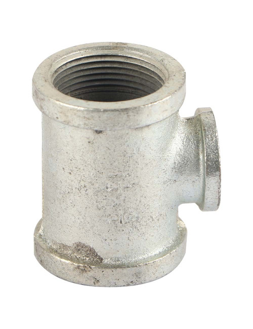GALV. REDUCER TEE 3/4" x 1 1/4"
