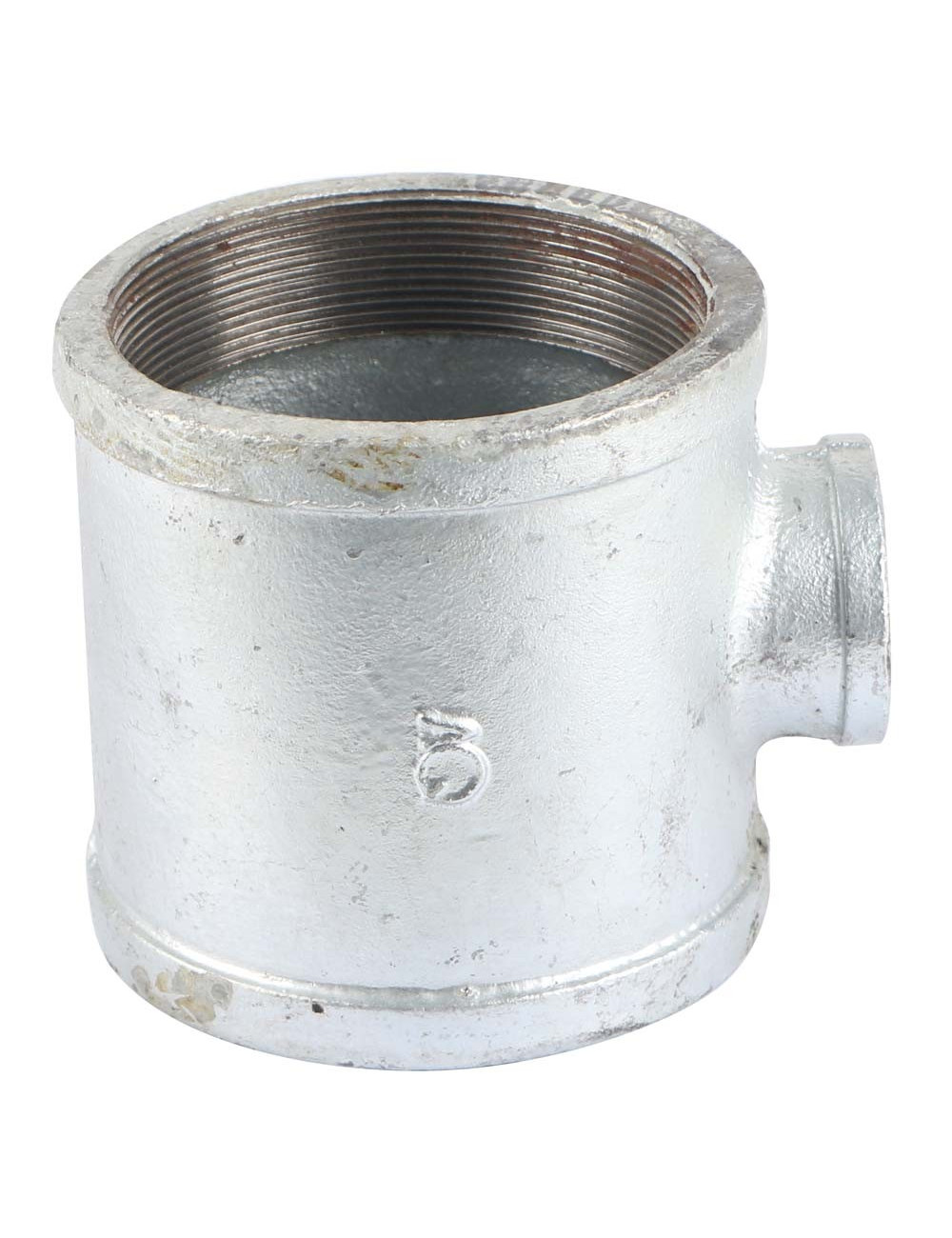 GALV. REDUCER TEE 1-1/2" x 4"