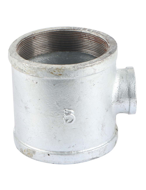 GALV. REDUCER TEE 1-1/2" x 4"