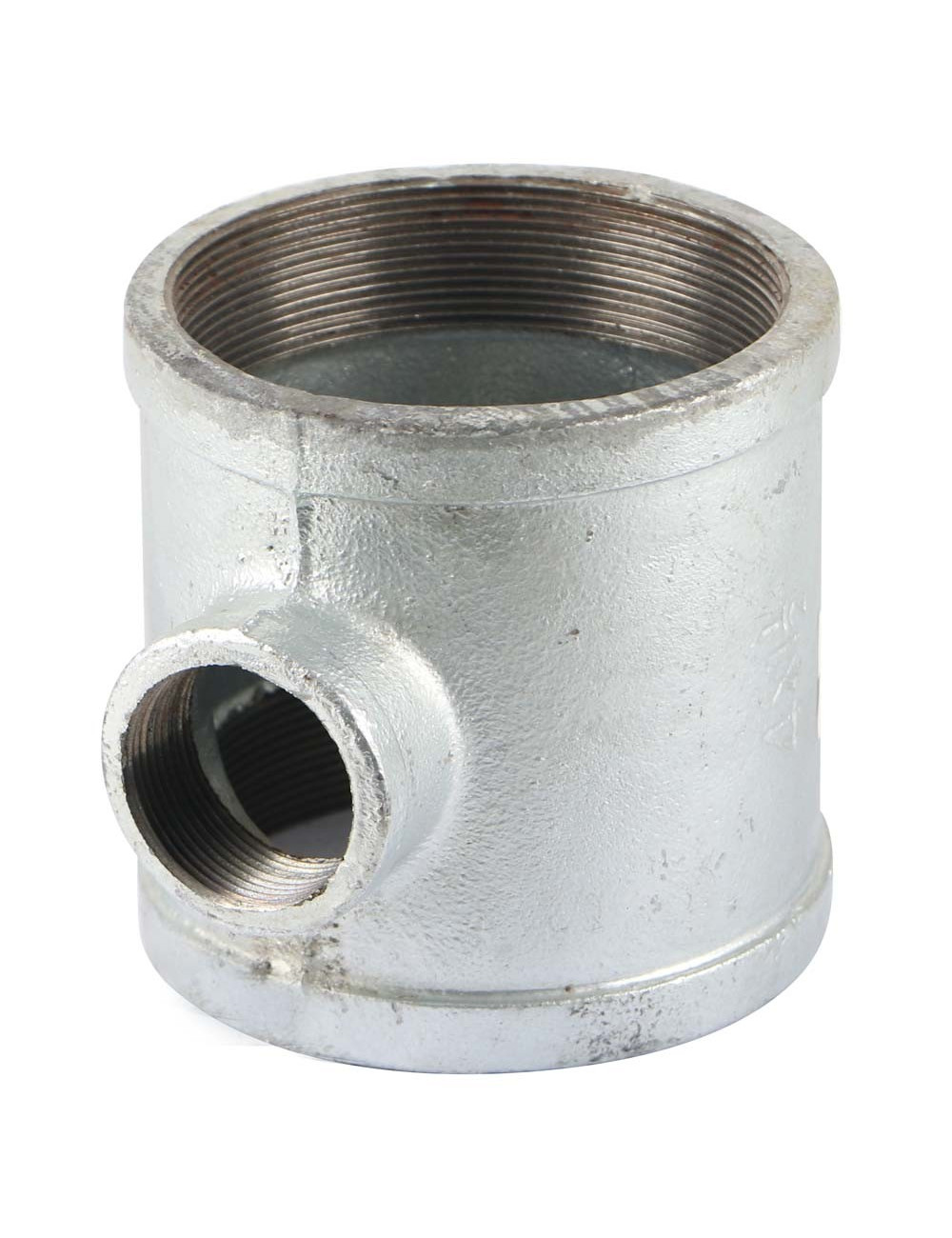 GALV. REDUCER TEE 1-1/2" x 4"