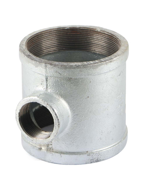 GALV. REDUCER TEE 1-1/2" x 4"