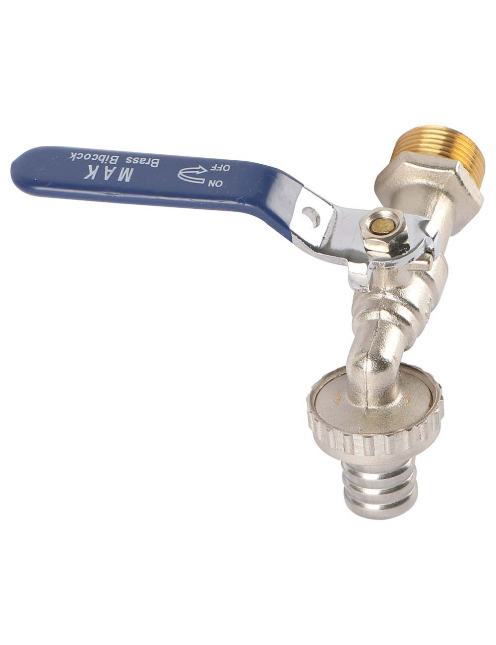 LEVER HANDLE HOSE BIBCOCK BRASS 3/4"