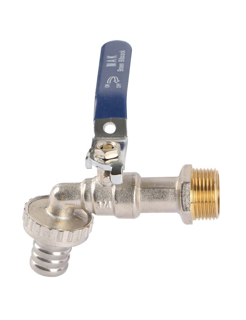 LEVER HANDLE HOSE BIBCOCK BRASS 3/4"