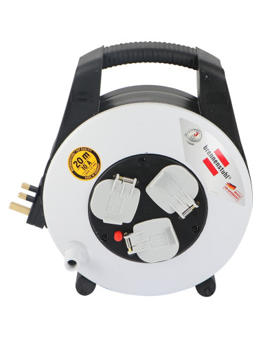 DOMESTIC CABLE REEL 3 WAY 20MTR 10 AMP